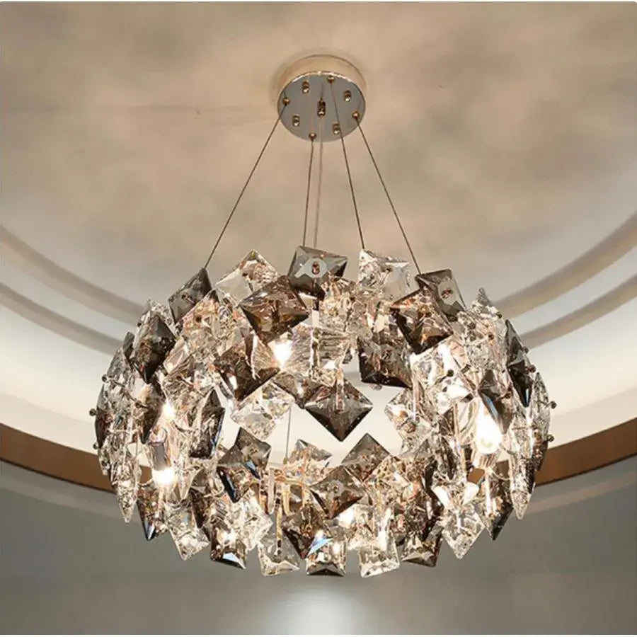 Kandelabr Arian Cristal 4x E27 Złoty Kryształowy Kandelabr Domyślny Tytuł Alessandro Design