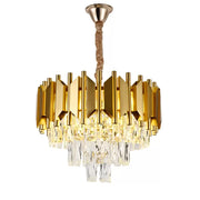 Brantley Cristal Candelabra 5x E27 Złoty Cristal Candelabra Domyślny tytuł Alessandro Design