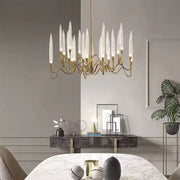 Żyrandol Cristal Delta 12XG4 Złote Nowoczesne żyrandole Domyślny tytuł Alessandro Design