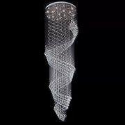 Kandelabr Kryształowy LED 13 xGU10 Meili Chromowany, Średnica 80cm, Wysokość 240cm, Model Drabinowy Kandelabr Kryształowy Domyślny Tytuł Alessandro Design