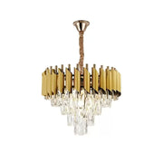 Salvador Cristal Candelabra 4x E27 Złoty Cristal Candelabra Domyślny tytuł Alessandro Design