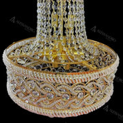 Selim Cristal Candelabra 14x E14 Złoty Cristal Candelabra Domyślny tytuł Alessandro Design