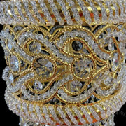 Selim Cristal Candelabra 14x E14 Złoty Cristal Candelabra Domyślny tytuł Alessandro Design