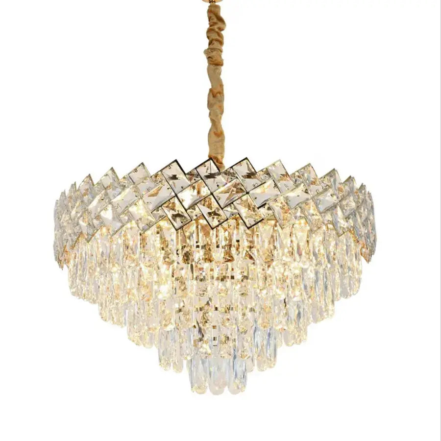 Świecznik Cristal Villante 10x E27 Złoty Kandelabr Cristal Domyślny tytuł Alessandro Design