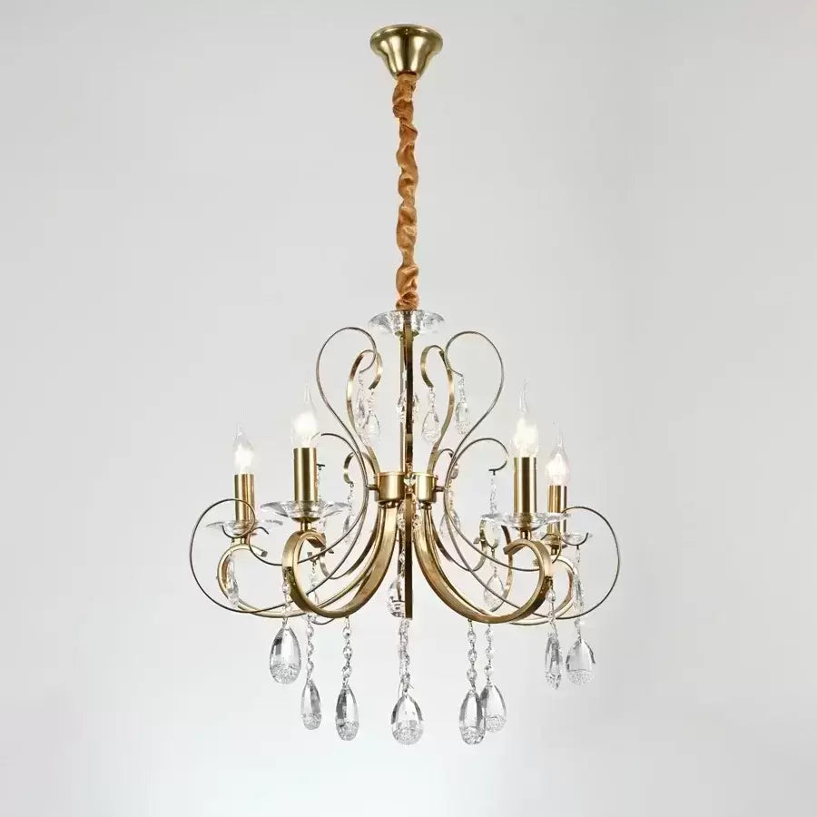 Gordon Candelabra 5x E14 Złoty Klasyczny świecznik Domyślny tytuł Alessandro Design