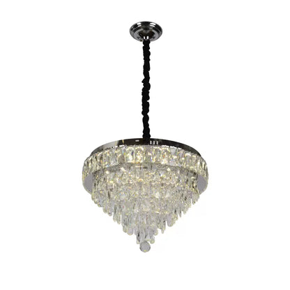 MEILI CRYSTAL CASCADA 500 – Żyrandol kryształowy LED, 112W, Ø500 mm, z pilotem Żyrandole kryształowe Domyślny tytuł Alessandro Design