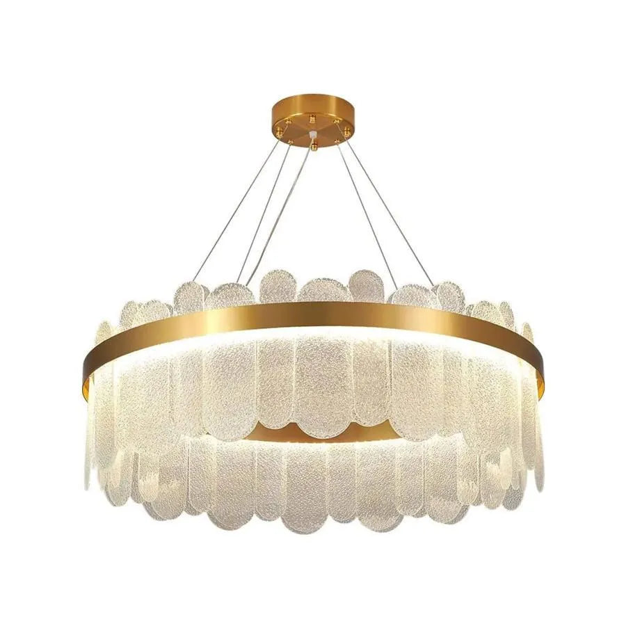 Żyrandol LED z pilotem Alvaro 128W Możliwość przyciemniania Złoty Kandelabr Cristal Domyślny tytuł Alessandro Design