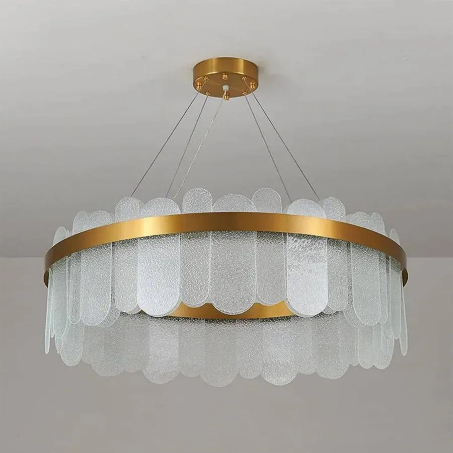 Żyrandol LED z pilotem Alvaro 128W Możliwość przyciemniania Złoty Kandelabr Cristal Domyślny tytuł Alessandro Design
