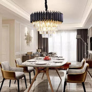 Kandelabry Rubert, 9*E14, złote, metalowe i kryształowe świeczniki kryształowe Domyślny tytuł Alessandro Design