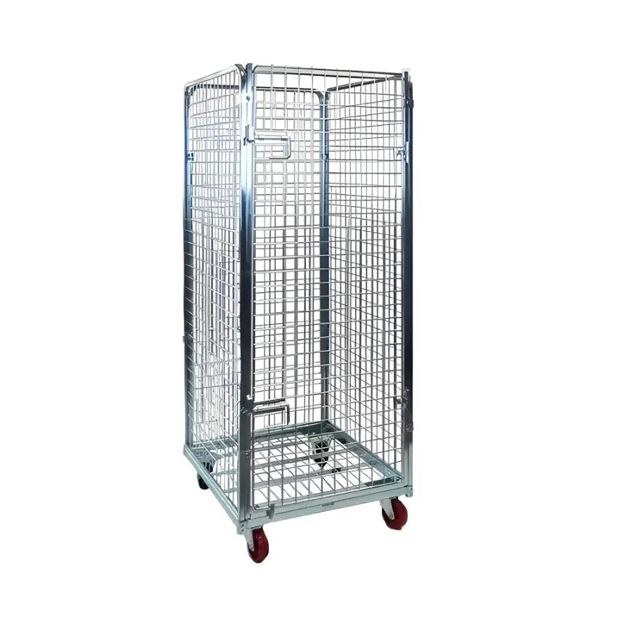 Typ klatki wózka transportowego z 4 ścianami 80 cm X 70 cm X 170 cm, Udźwig 500 kg, Srebrny Domyślny tytuł Alessandro Design