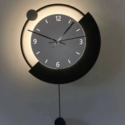 Luna Dekoracyjny kinkiet LED 83W Średnica 120CM Zimne/Neutralne/Ciepłe Światło Czarny