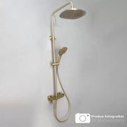 Kolumna prysznicowa, mosiądz sanitarny, złoty, baterie i kolumny prysznicowe 9810D Tytuł domyślny Alessandro Design