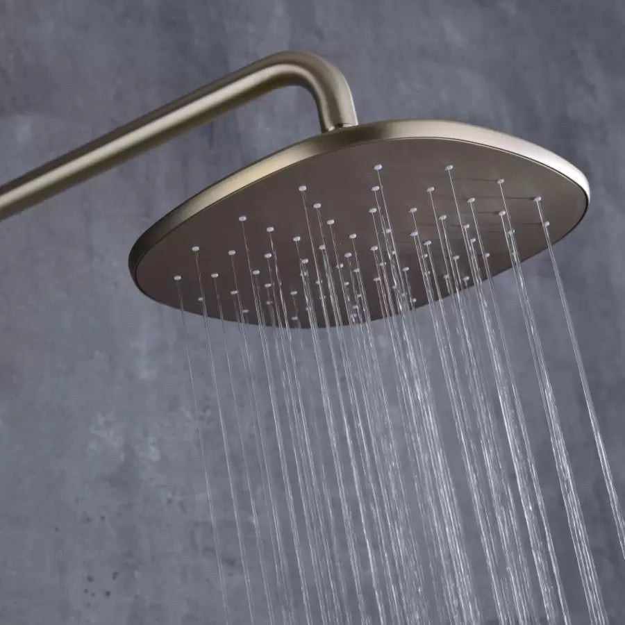 Kolumna prysznicowa, mosiądz sanitarny, złoty, baterie i kolumny prysznicowe 9810D Tytuł domyślny Alessandro Design