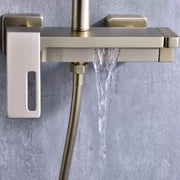 Kolumna prysznicowa, mosiądz sanitarny, złoty, baterie i kolumny prysznicowe 9810D Tytuł domyślny Alessandro Design