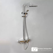 Kolumna prysznicowa, mosiądz sanitarny, chrom, baterie i kolumny prysznicowe SJG/2450 Tytuł domyślny Alessandro Design