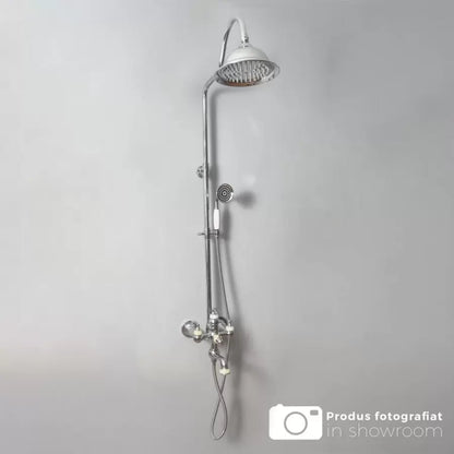 Kolumna prysznicowa, mosiądz sanitarny, chrom, WZY/310/A Baterie i kolumny prysznicowe Tytuł domyślny Alessandro Design
