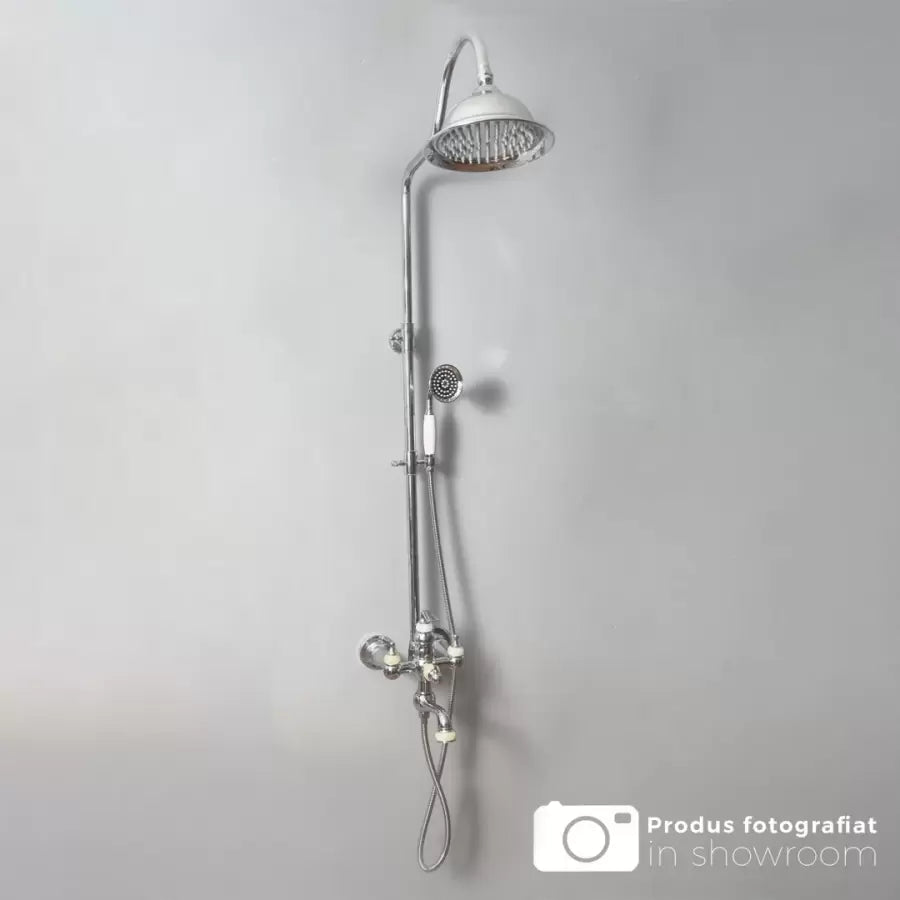 Kolumna prysznicowa, mosiądz sanitarny, chrom, WZY/310/A Baterie i kolumny prysznicowe Tytuł domyślny Alessandro Design