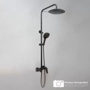 Kolumna prysznicowa, mosiądz sanitarny, czarny, baterie i kolumny prysznicowe 9960H Tytuł domyślny Alessandro Design