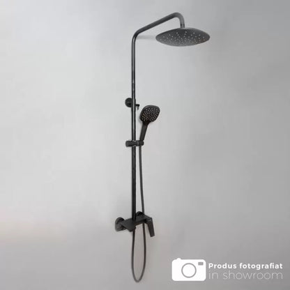 Kolumna prysznicowa, mosiądz sanitarny, czarny, baterie i kolumny prysznicowe 9960H Tytuł domyślny Alessandro Design