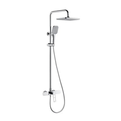 Kolumna prysznicowa, mosiądz sanitarny, satyna, baterie i kolumny prysznicowe 9710 Tytuł domyślny Alessandro Design