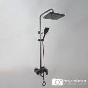 Kolumna prysznicowa z głowicą prysznicową i nasadką regulacyjną, mosiądz sanitarny, czarny, 9920H Baterie i kolumny prysznicowe Tytuł domyślny Alessandro Design