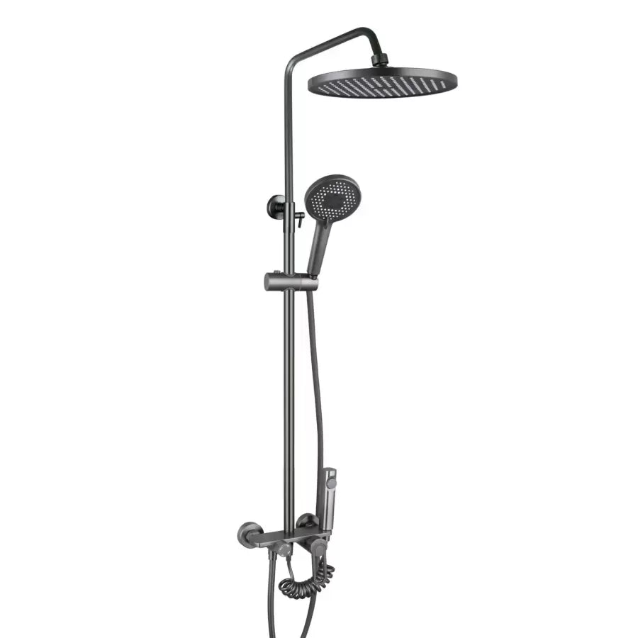 Ciemnoszara kolumna prysznicowa ze stali nierdzewnej OD3901 Domyślny tytuł Alessandro Design