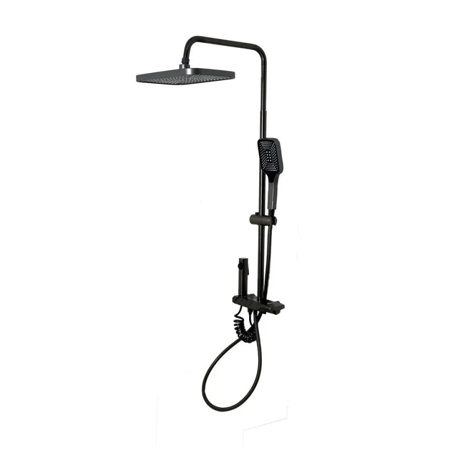 Ciemnoszara kolumna prysznicowa ze stali nierdzewnej OD3903 Domyślny tytuł Alessandro Design