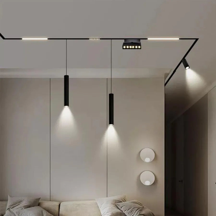 Złącze liniowe do szyny magnetycznej, 10 cm, czarne produkty LED Tytuł domyślny Alessandro Design
