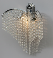 Lampa Ander Cristal 2x E14 Błyszczący Chrom, Sznurki kryształków