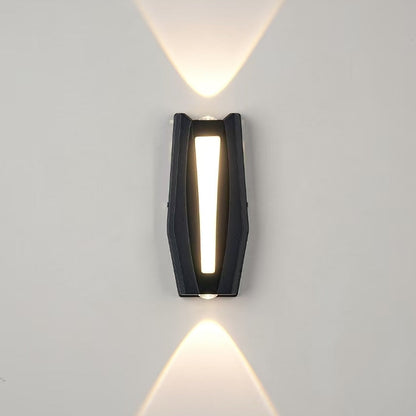 Aplica LED AX218 de Exterior si Interior, 2 Surse x 8W, Metalic, Negru, 3000K Aplice de Exterior Default Title Alessandro Design