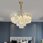 Żyrandol Kryształowy WINDSOR Nobile 5xE14, Średnica 39cm, Błyszczące Złoto, Regulowana Wysokość Żyrandole Kryształowe Domyślny Tytuł Alessandro Design