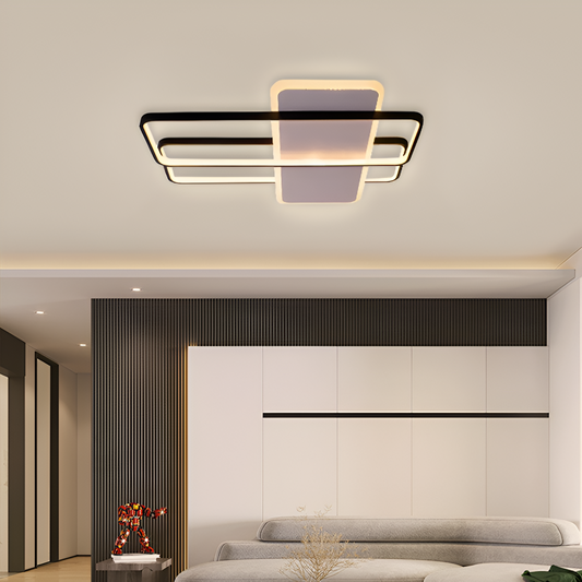 Żyrandol LED z pilotem ARIANNA 75W, 3 elementy, światło zimne/ciepłe/neutralne, możliwość przyciemniania, czarne Żyrandole LED z pilotem Domyślny tytuł Alessandro Design