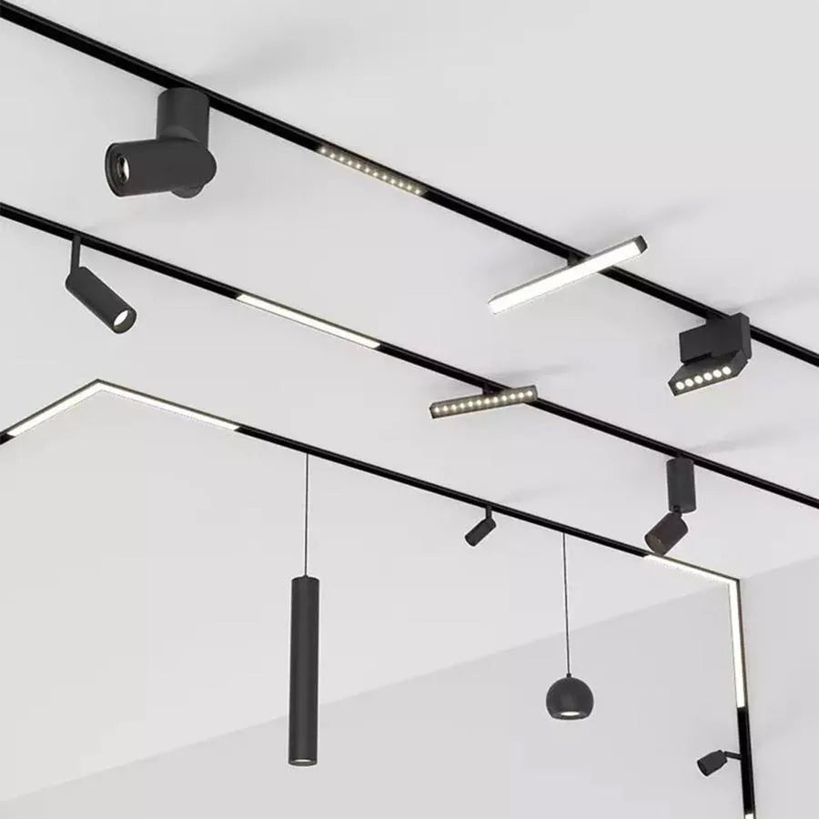 Magnetyczna siatka LED, stała, 6 W, światło neutralne, do wbudowania, czarne produkty LED Domyślny tytuł Alessandro Design