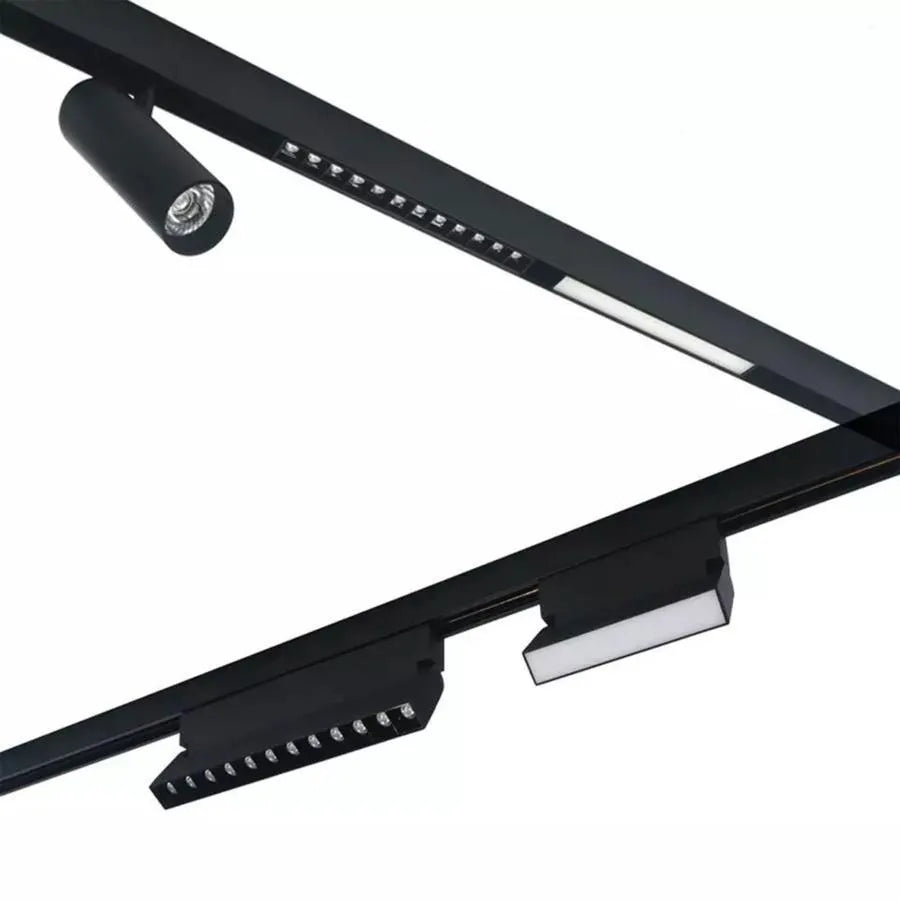 Magnetyczna siatka LED, regulowana, 6 W, światło neutralne, do wbudowania, czarne produkty LED Domyślny tytuł Alessandro Design