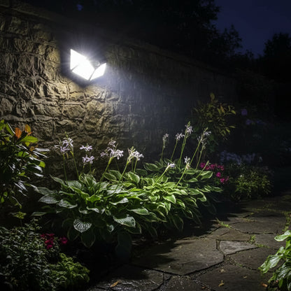 Lampa solarna z czujnikiem ruchu, 100 diod LED, IP.65, czarna Kinkiety zewnętrzne Tytuł domyślny Alessandro Design