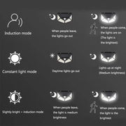 Lampa solarna z czujnikiem ruchu, 100 diod LED, IP.65, czarna Kinkiety zewnętrzne Tytuł domyślny Alessandro Design