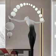 Lampa podłogowa Anatolio LED 24W 4000KMetal czarny Veioze i lampa podłogowa Domyślny tytuł Alessandro Design