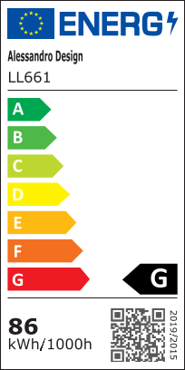 Żyrandol LED FLORENSIA, 86W, światło zimne/ciepłe/neutralne, żyrandole LED z białym wykończeniem Domyślny tytuł Alessandro Design