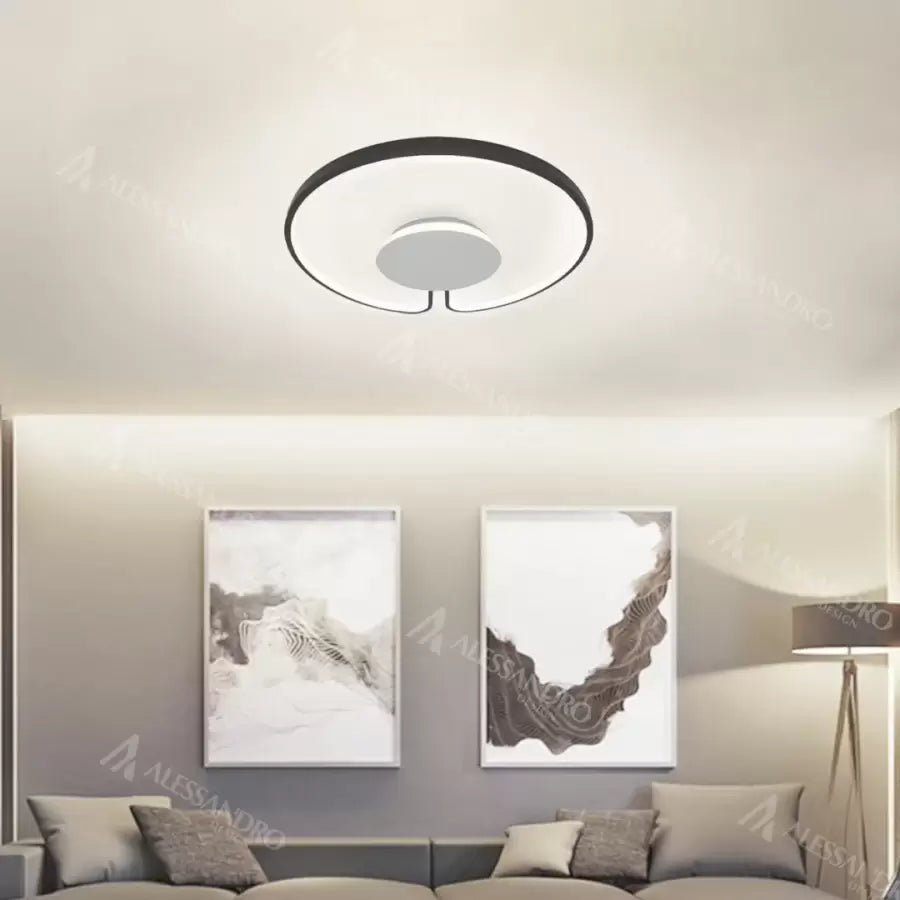 Żyrandol LED ADARA 90W, Okrągły, Światło Neutralne, 4000K, Czarne Żyrandole LED Aplikowane Domyślny Tytuł Alessandro Design