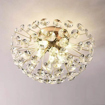 Żyrandol kryształowy MINUE, 4x G9, średnica 35cm, błyszczące złote żyrandole kryształowe Domyślny tytuł Alessandro Design