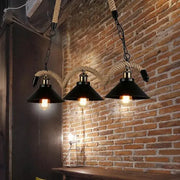 Żyrandol linowy 3xE27, brązowy, metalowy i sznurkowy żyrandole w stylu vintage Domyślny tytuł Alessandro Design