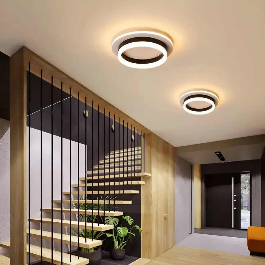 Żyrandol LED SOLENA ROTONDA 13W, średnica 25cm, światło zimne/ciepłe/neutralne, czarno-białe żyrandole LED domyślny tytuł Alessandro Design