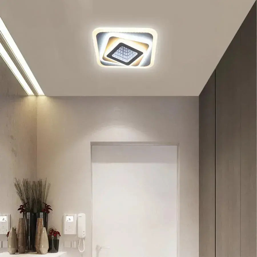 Żyrandol LED NEXA 3D 46W, kwadratowy, światło zimne/ciepłe/neutralne, białe żyrandole LED Domyślny tytuł Alessandro Design