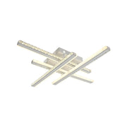 Żyrandol LED z pilotem ABIGAIA 136W, 4 elementy, liniowy, światło zimne/ciepłe/neutralne, możliwość przyciemniania, białe żyrandole LED Cristal Domyślny tytuł Alessandro Design