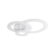 Żyrandol LED KYLIE 77W, 3 koła, światło zimne/ciepłe/neutralne, biały