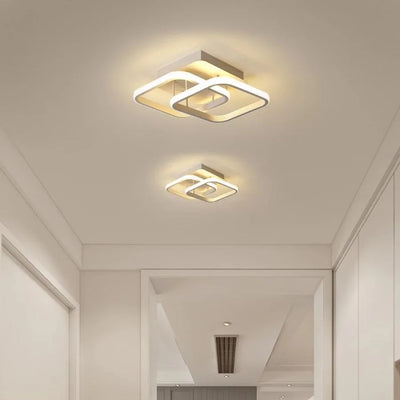 Żyrandol LED VERTEX Matrix Overlapping Diamonds, 44 W, 2 diamenty, zimne/ciepłe/neutralne światło, biały