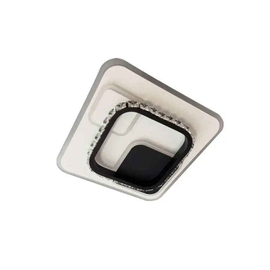 Żyrandol kryształowy LED ARIELLA 39W, kwadratowy, światło zimne/ciepłe/neutralne, czarne żyrandole LED Domyślny tytuł Alessandro Design