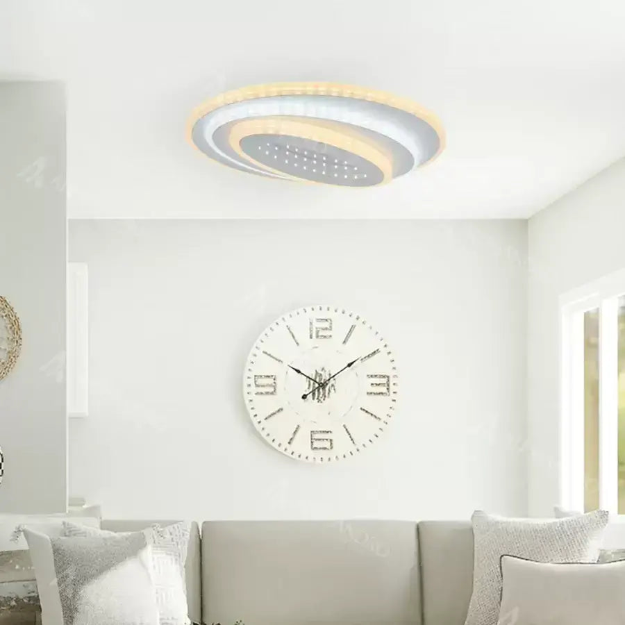 Żyrandol LED NEXA 3D 36W, Owalny, Światło Zimne/Ciepłe/Neutralne, Biały