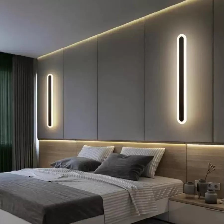 Kinkiet LED Caspian 15W Czarny Kinkiety wewnętrzne Domyślny tytuł Alessandro Design
