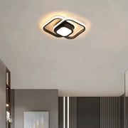 Żyrandol LED DUOFORM, 21 W, 3 kwadraty, światło zimne/ciepłe/neutralne, czarne żyrandole LED Domyślny tytuł Alessandro Design